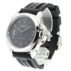 PANERAI Luminor base PAM00915 8 days black Dial Hand Winding Men's Watch